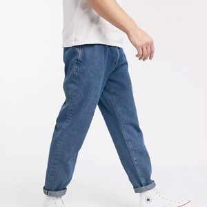 ASOS design double pleat straight leg jean NWT